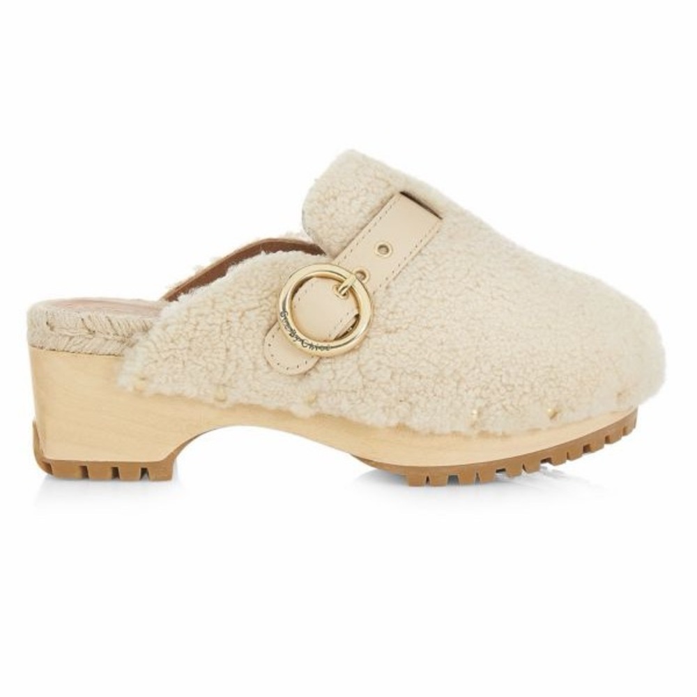 Viviane Shearling Clogs NWOB or Dust bag